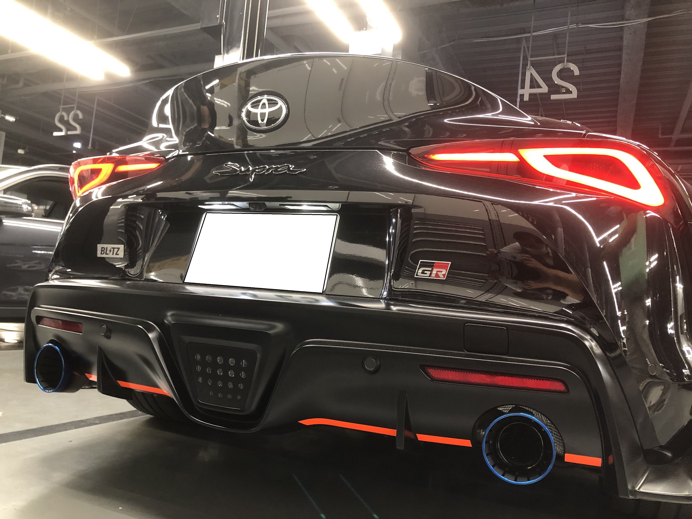 90スープラ GRスープラ SZ-R SZ 用マフラーカッター ブリッツ