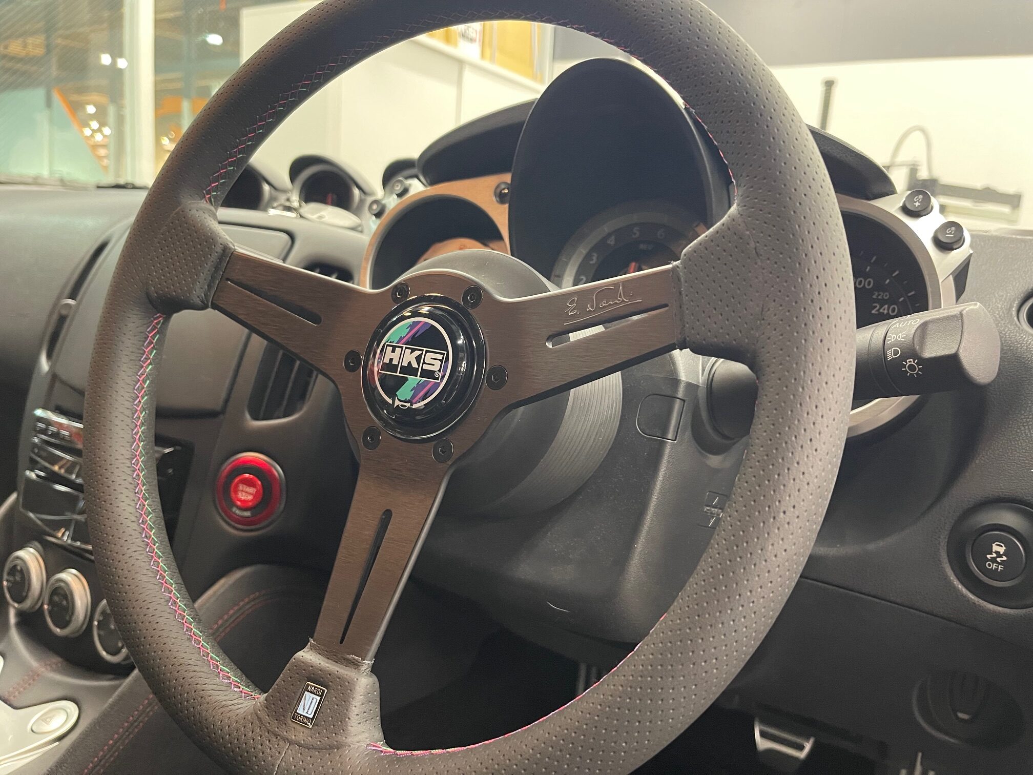 Z34 フェアレディZ NISMO× HKS 50th STEERING WHEEL NARDI SPORTS 34S A PIT