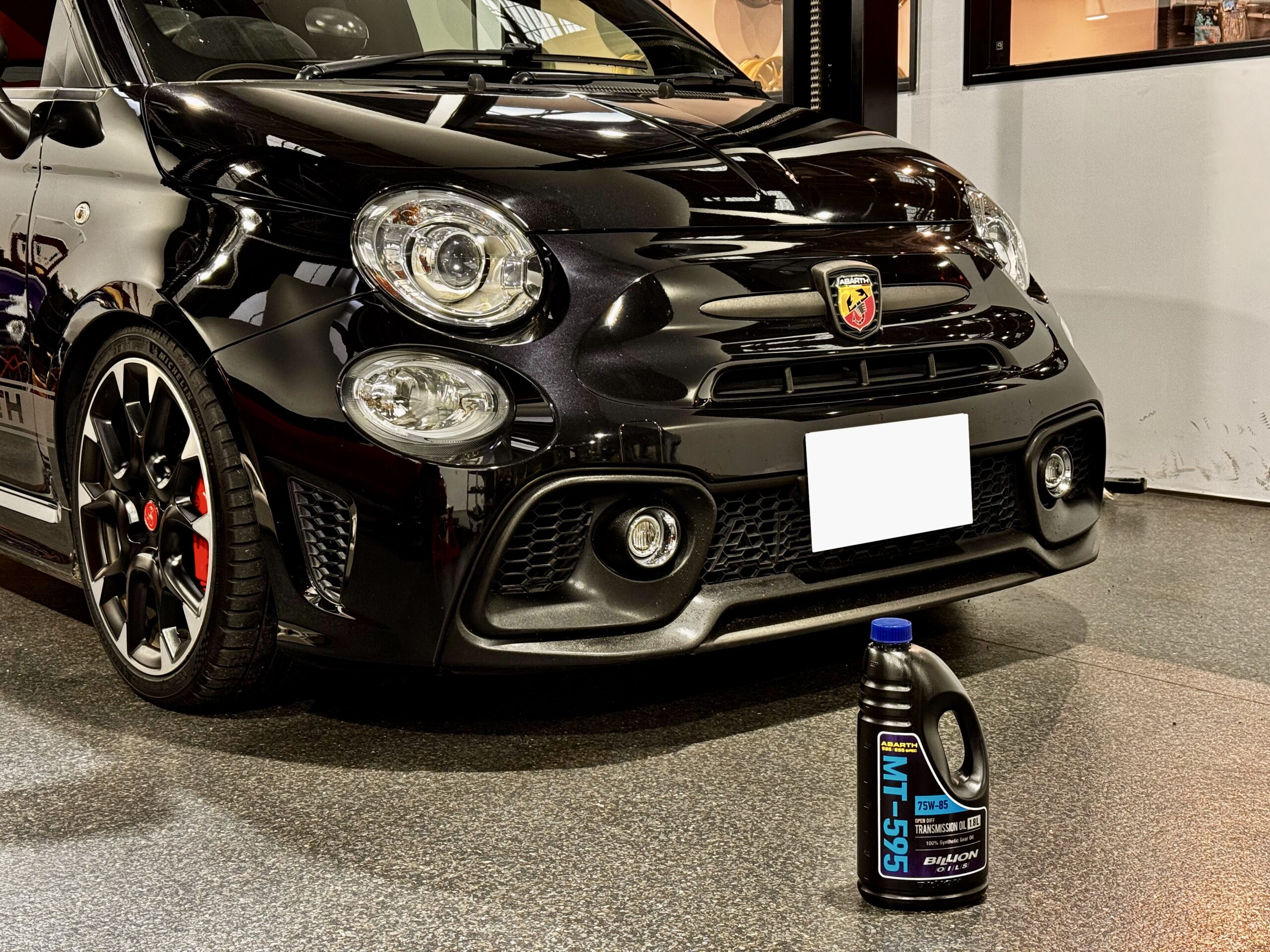 ABARTH595 ミッションオイル交換