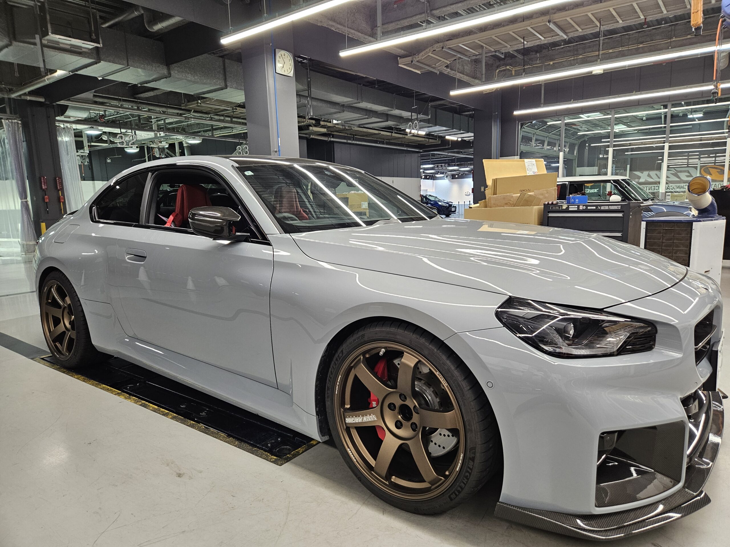 BMW M2 G87 × RECARO Sportster PWR CL210H RD/BK