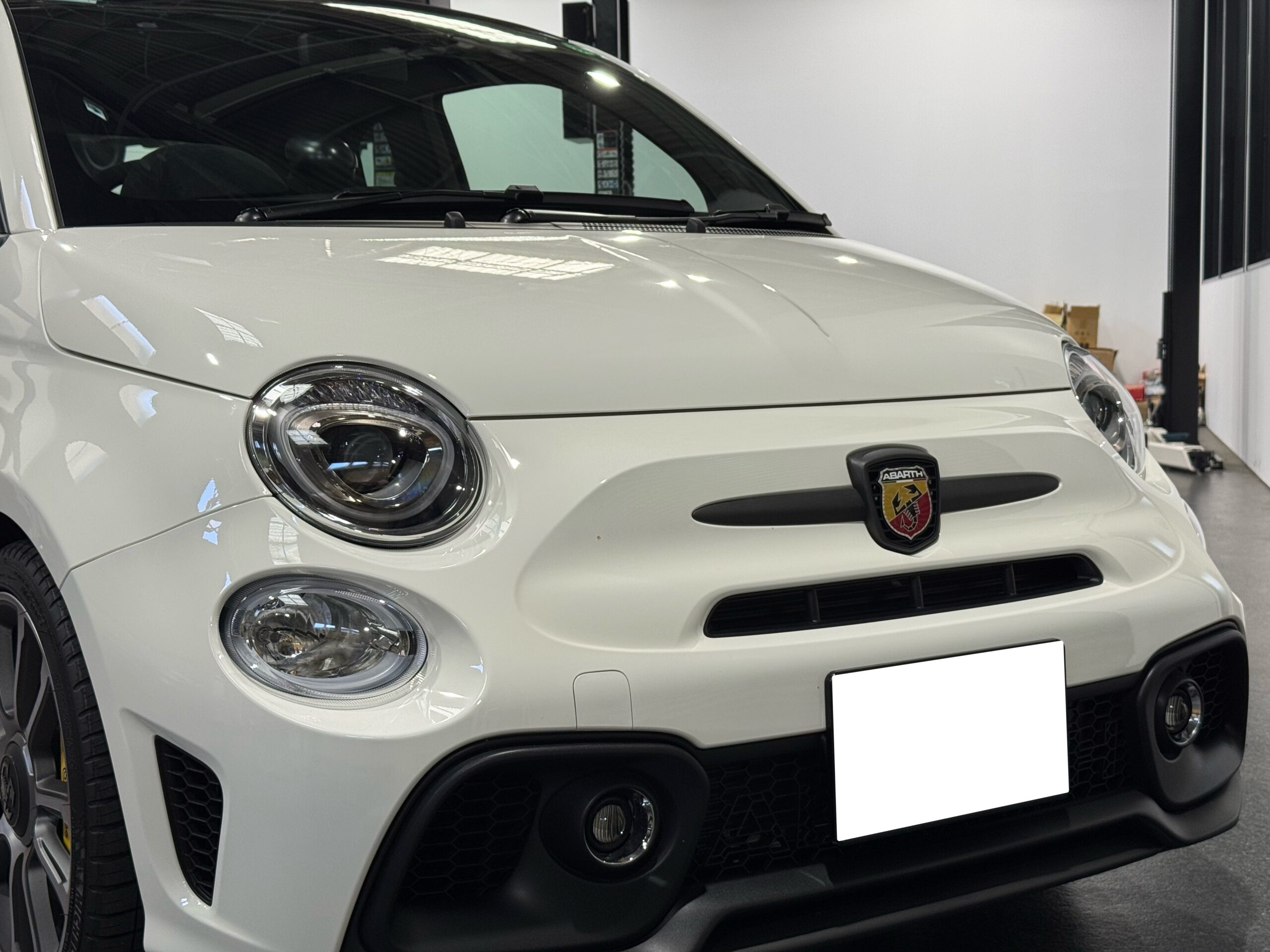 ABARTH695C エンジンオイル、ミッションオイル交換