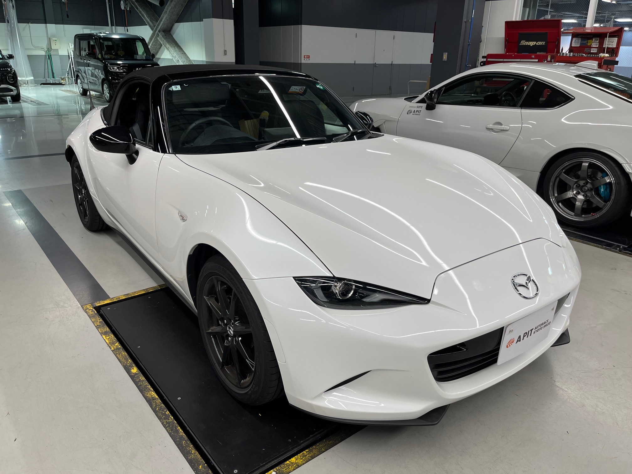 NDロードスターにRSS取り付け