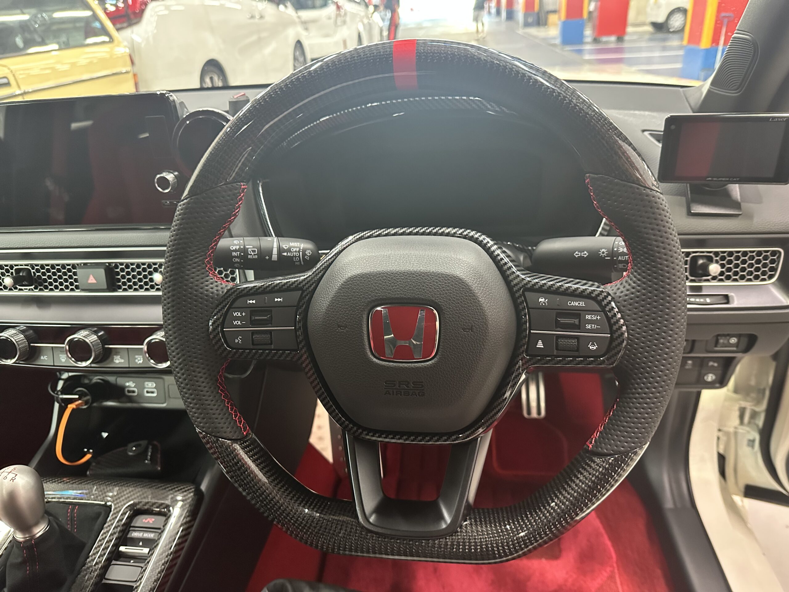 FL5シビックタイプRのステアリング交換