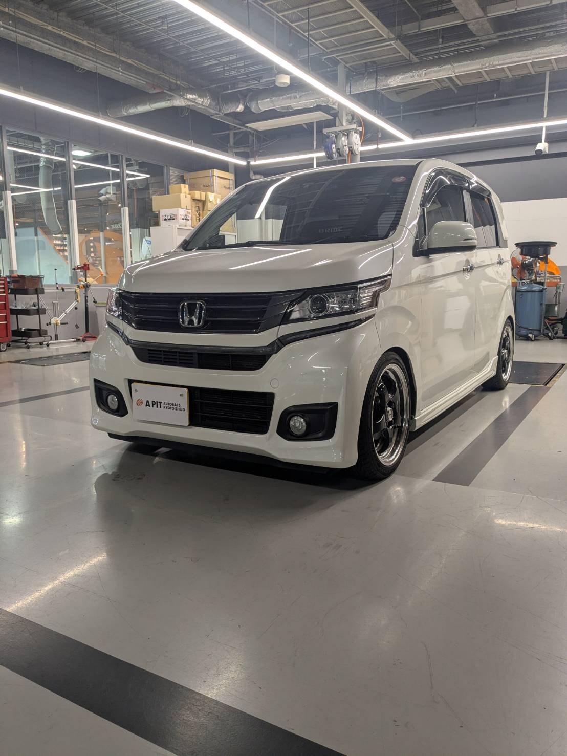 N-WGN × WorksBell PADDLE SHIFTER NEO with SPOON STEERINGWHEEL