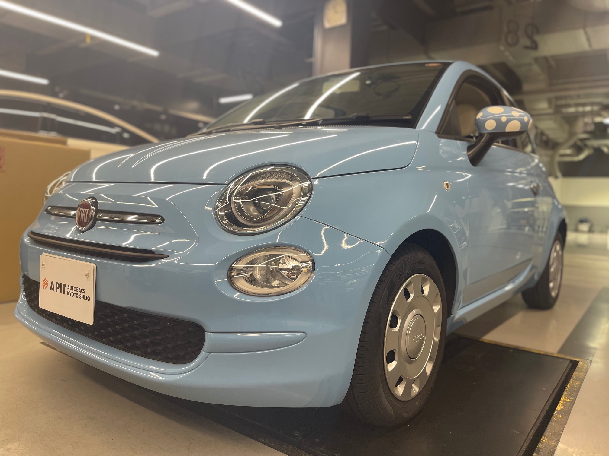 FIAT500 × LaFIT+a ミラーカバー