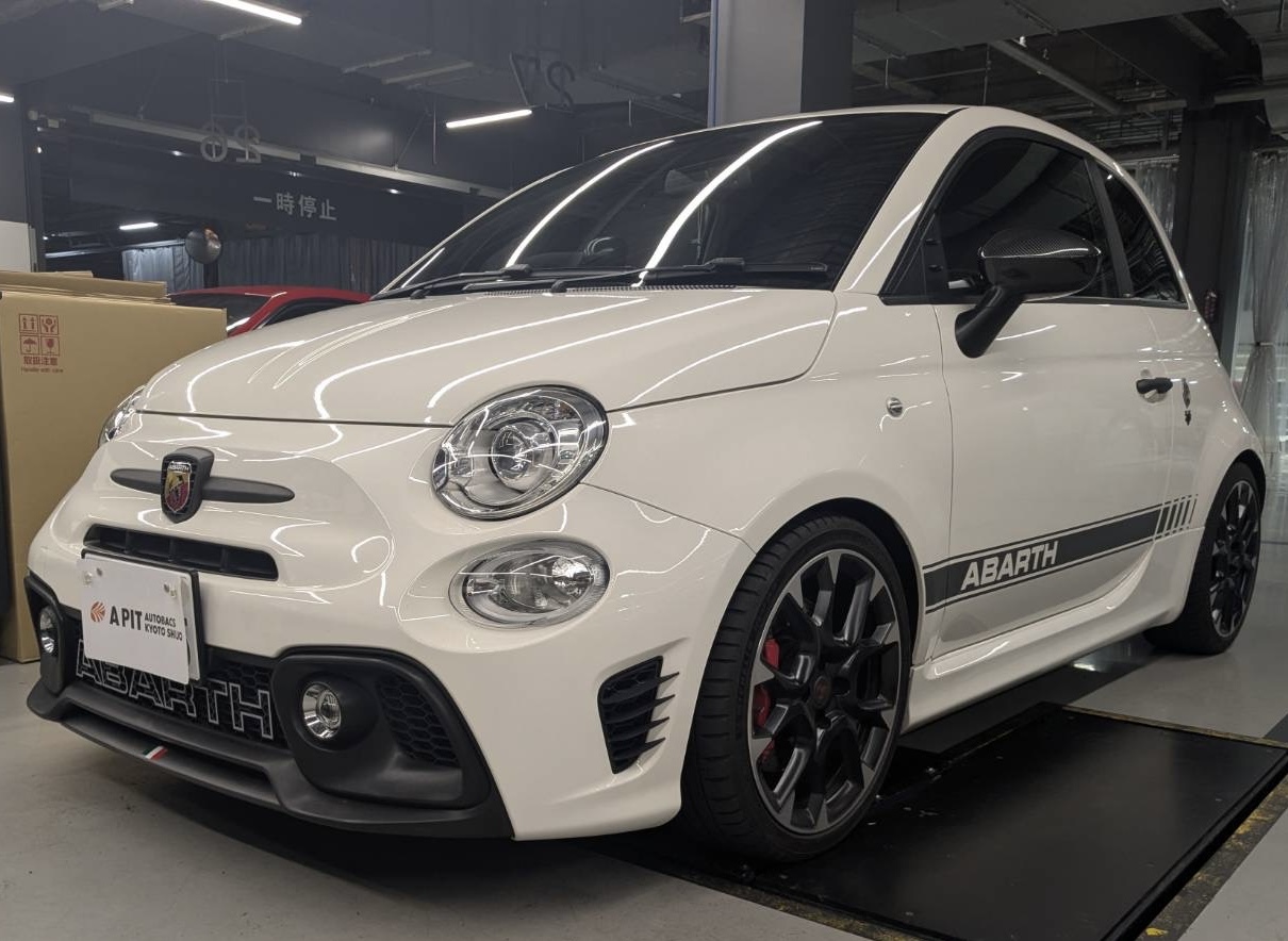 ABARTH595 × La Buonoドレスアップメニュー＆イエローフォグ化