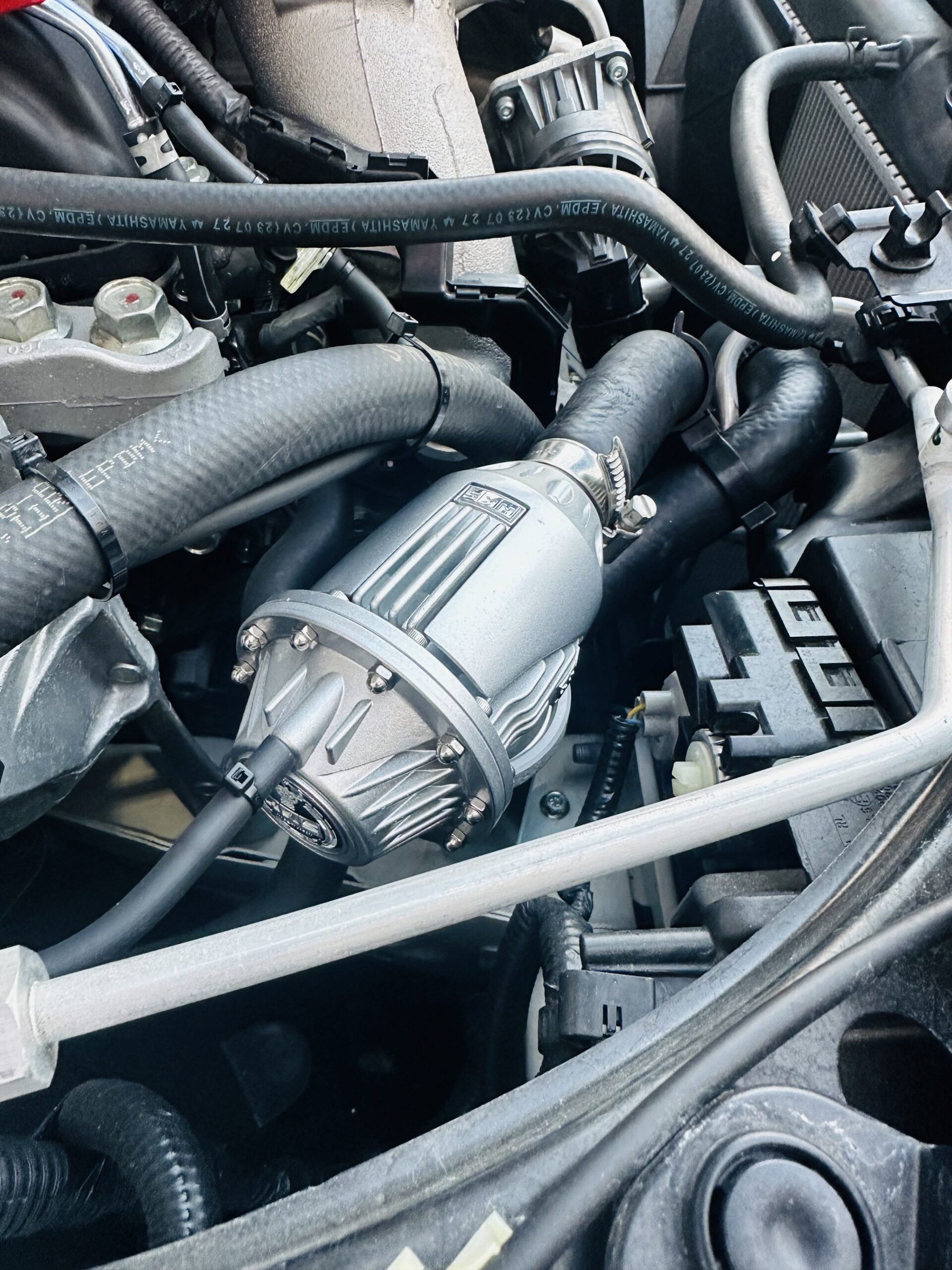 CIVICタイプRにSQVⅣ取り付け