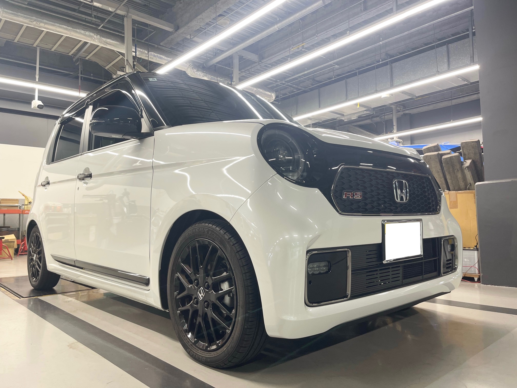 N-ONE RS × SPOON N1 MUFFLER KIT + PROGRESSIVE SPRING