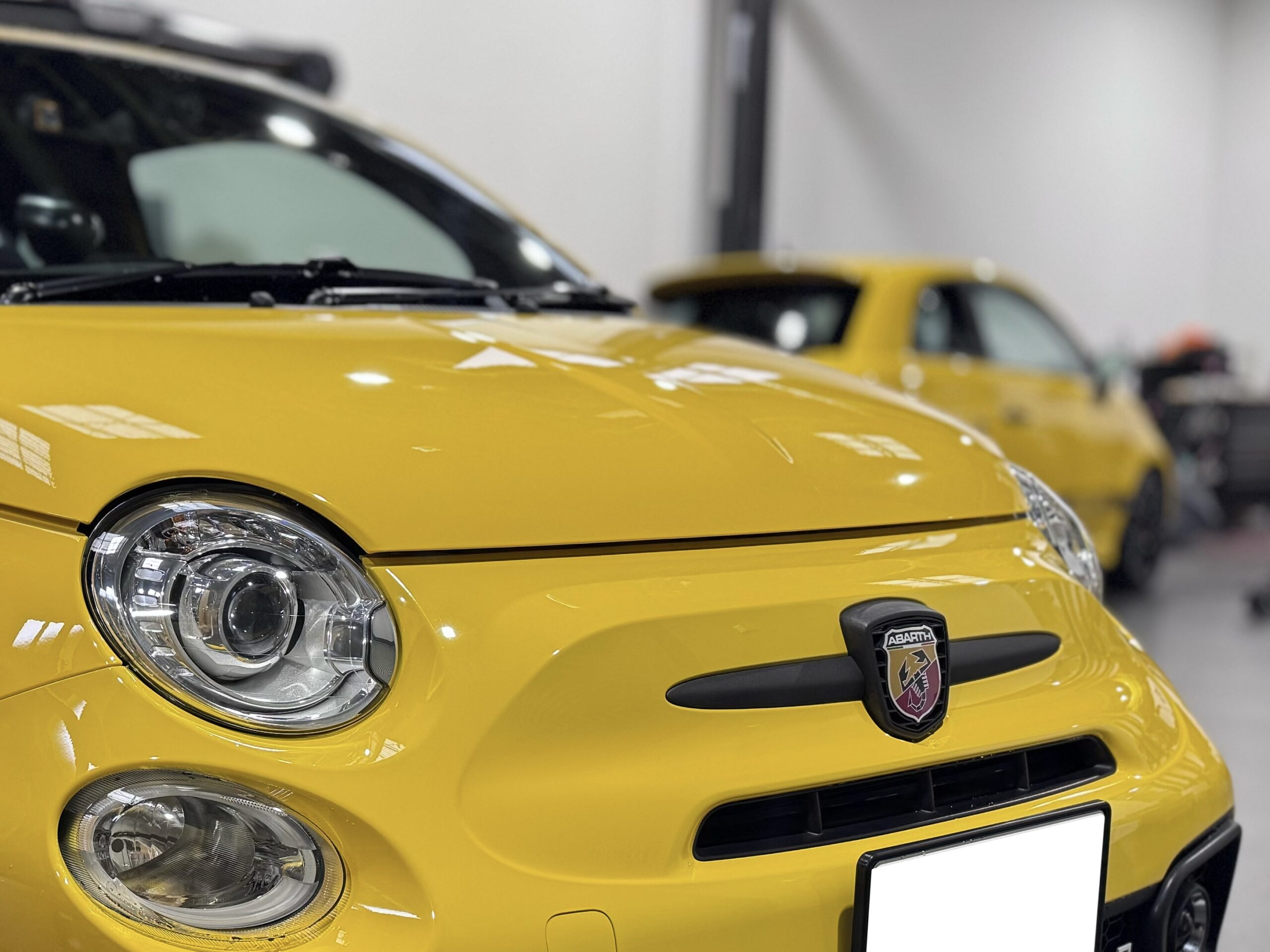 ABARTH595 ブレーキパッド交換