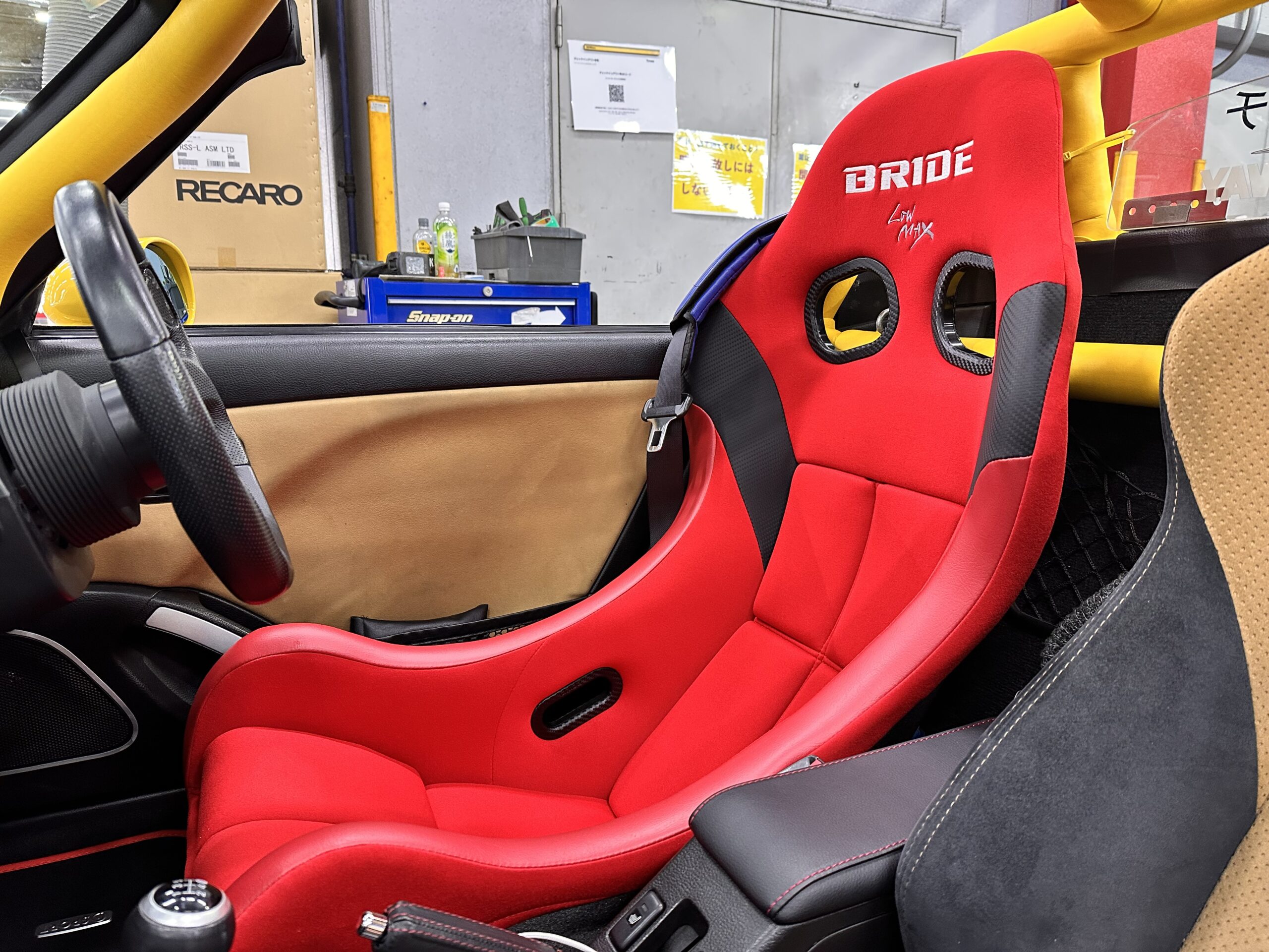 コペンにbride seat取り付け