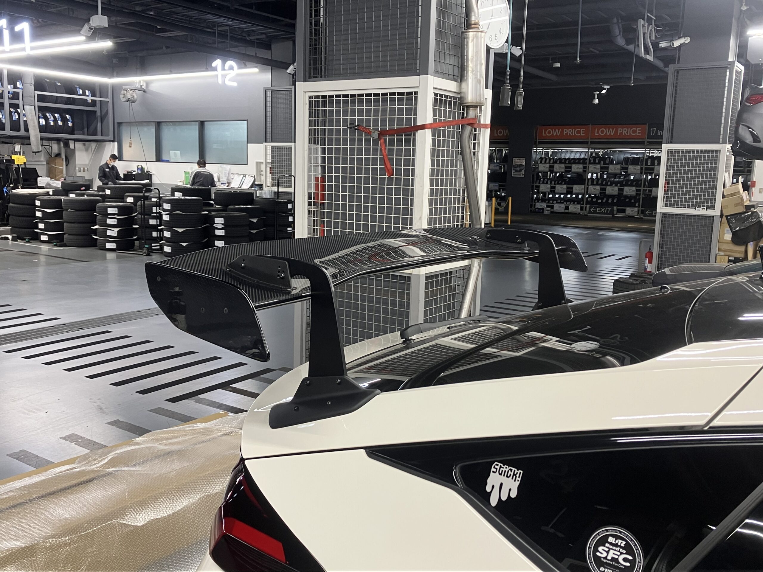 CIVIC タイプR FL5　　デモカー開発日記　　　（GTウィング編）