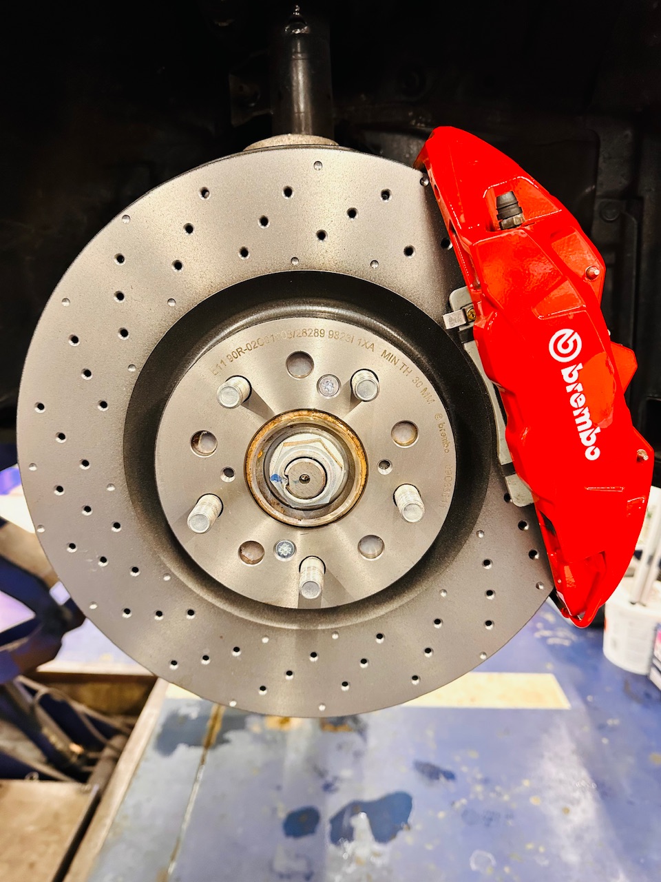 シビックTYPE Rのブレーキローター交換