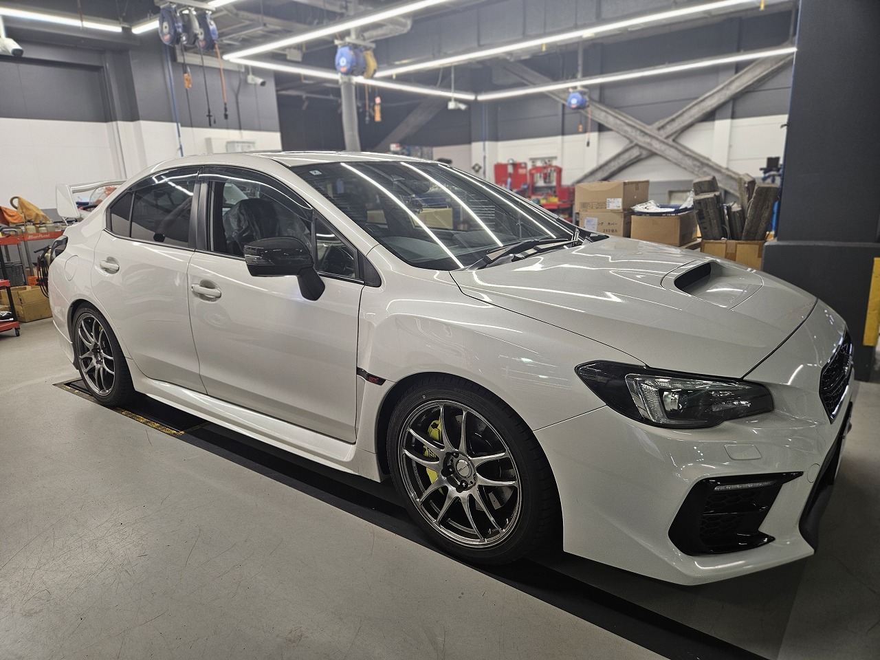 WRX STI × Works Bell SRD Steering Switch Case for VAB