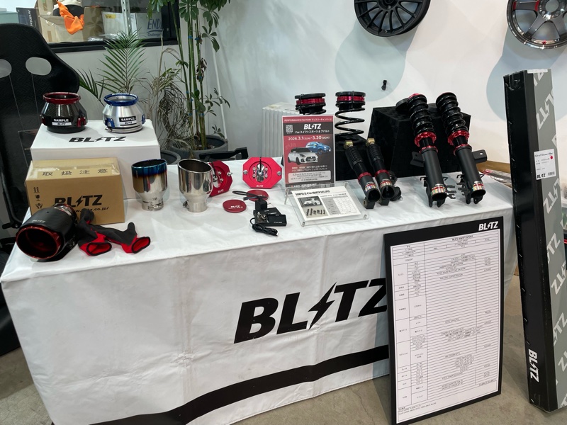 本日開催！【新木場】BLITZ ZZ-R試乗会forZC33Sスイフトスポーツ＆ABARTH