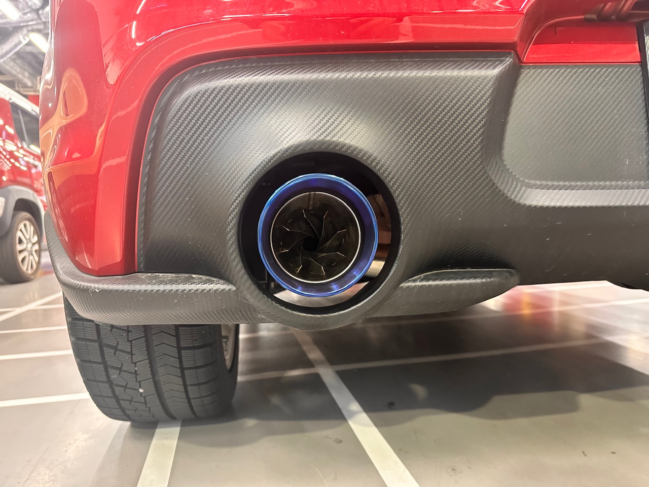 ZC33Sスイスポにマフラー取り付け