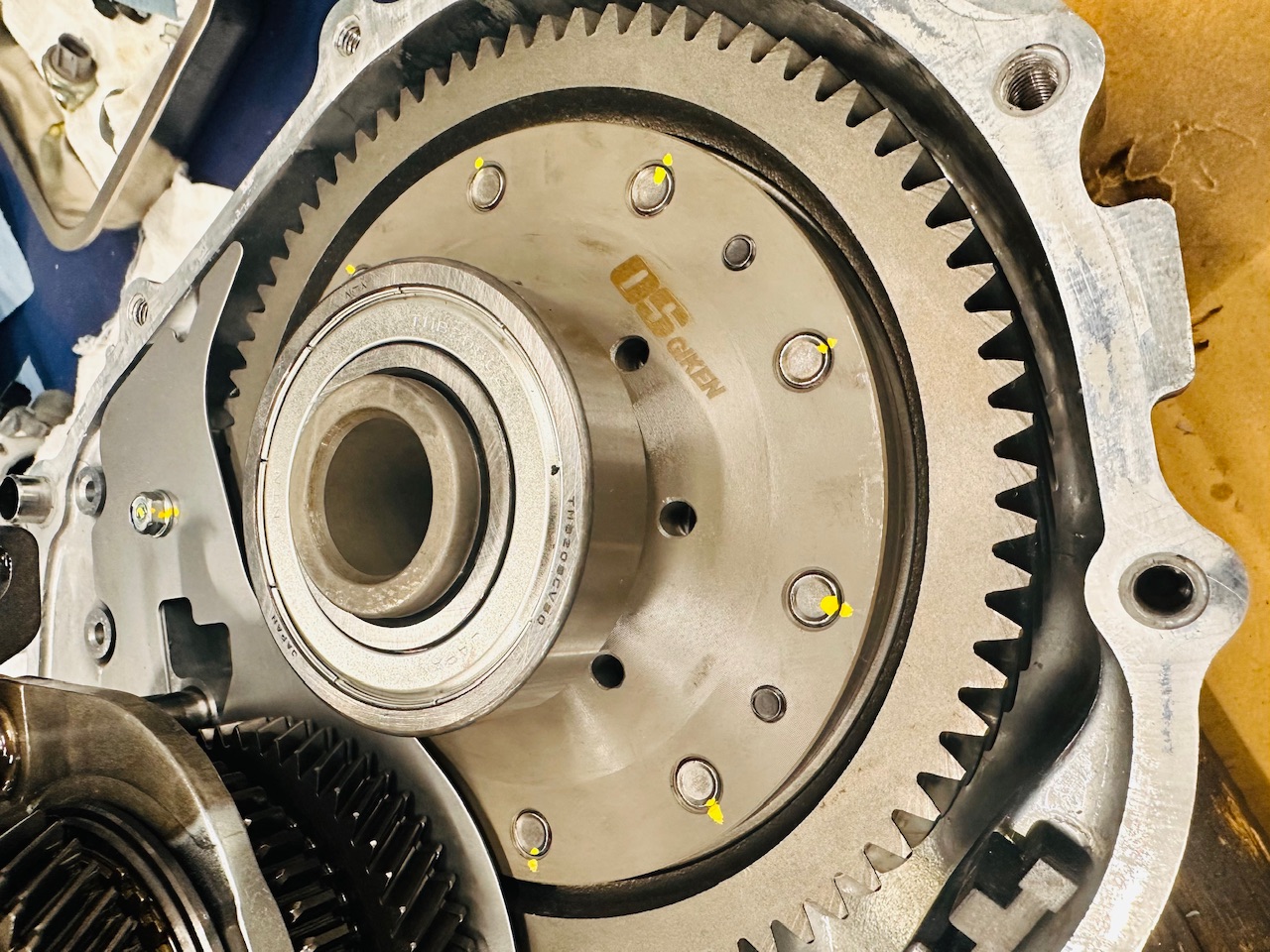 S660にLSD取り付け中