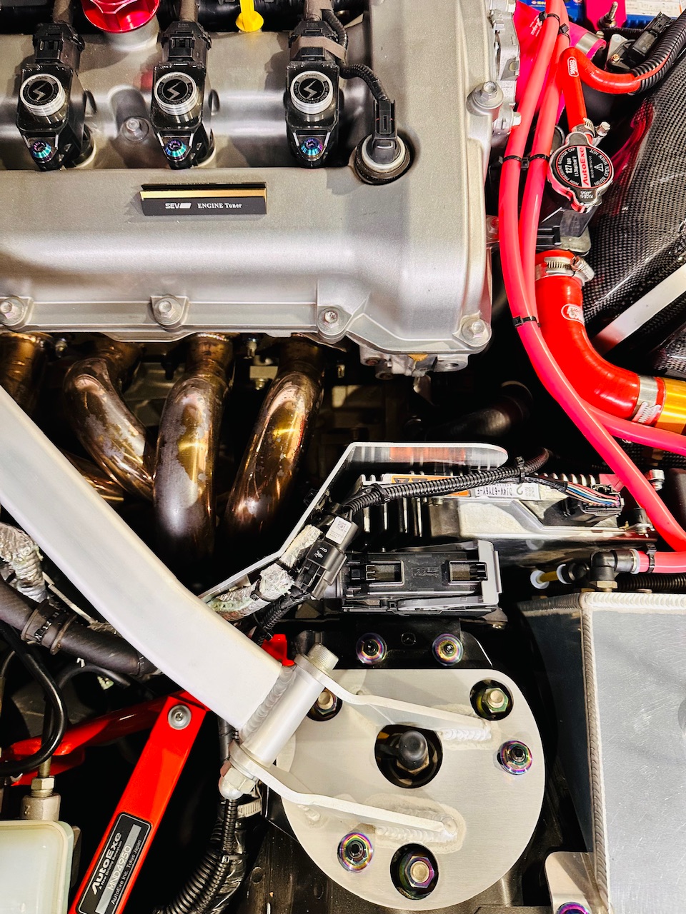 NDERCロードスターにヘッダープロテクター取り付け