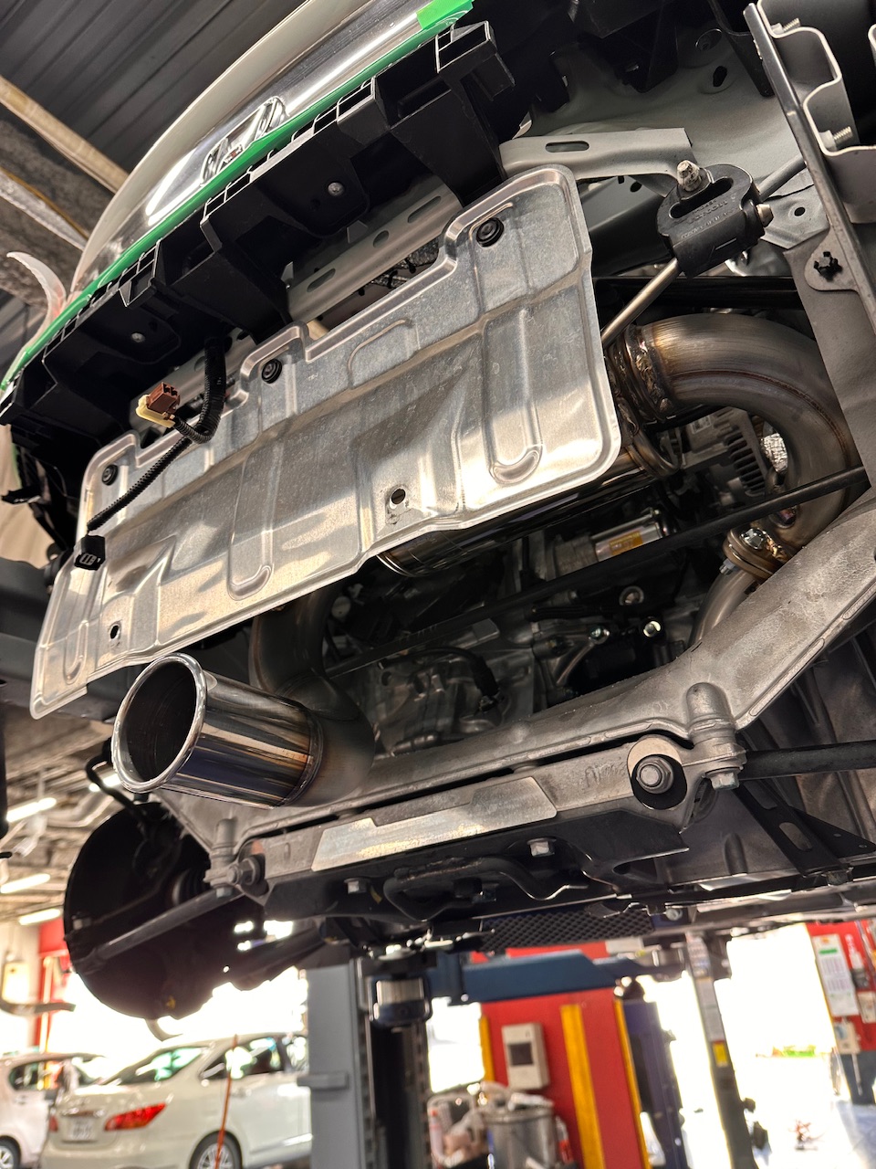 S660に、マフラー取り付け