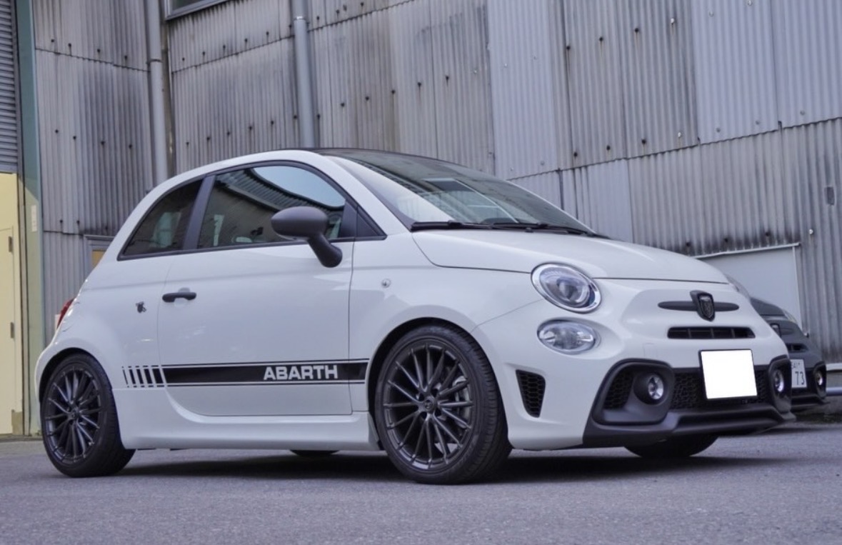 ABARTH595C足廻り作業