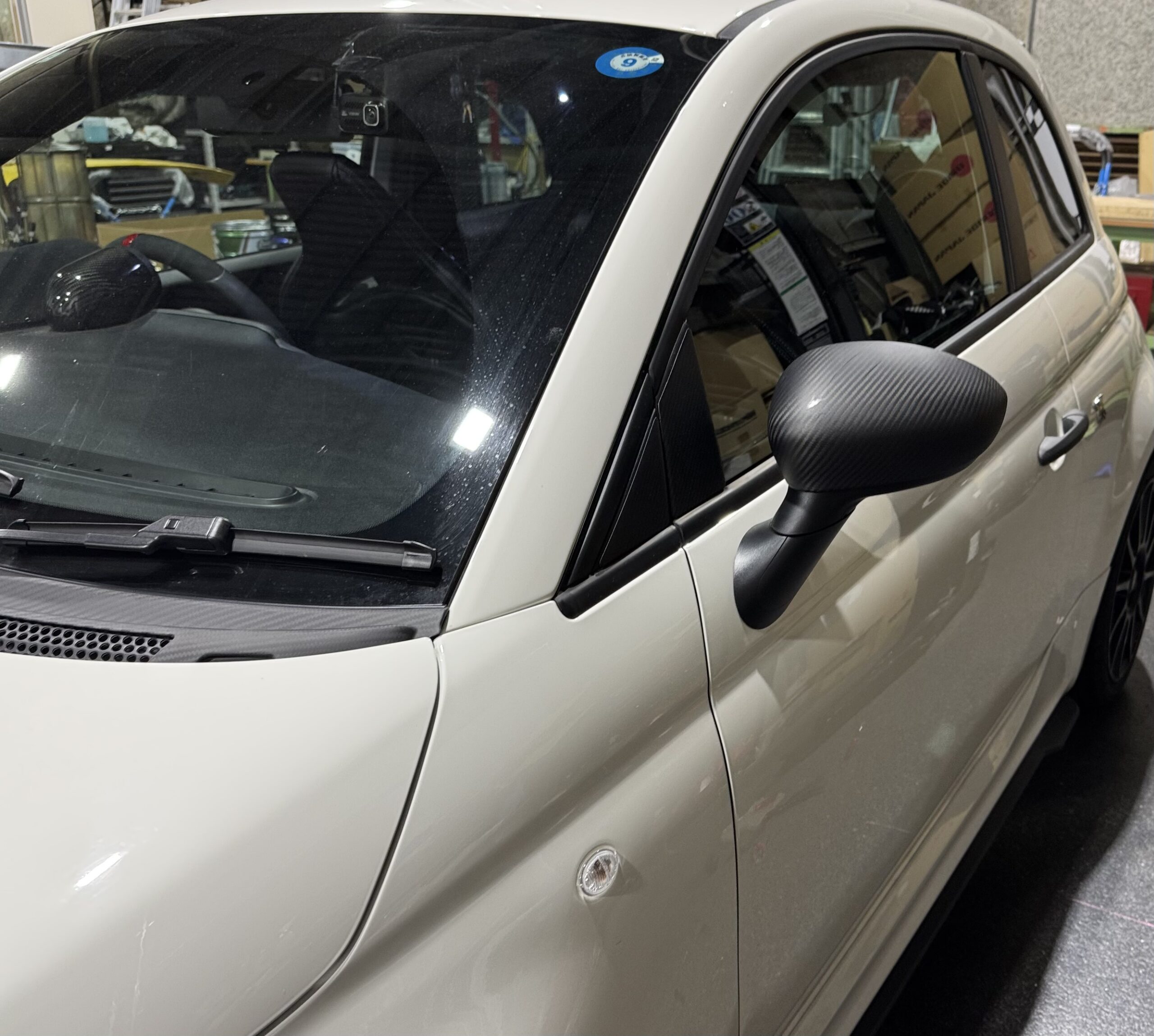 ABARTH595 電動格納ミラー