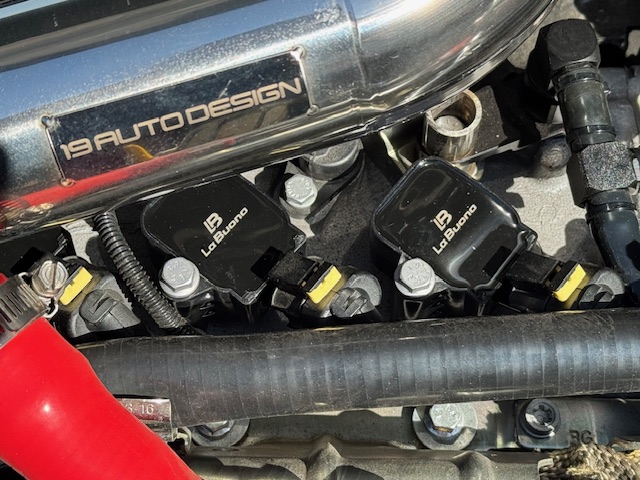 ABARTH 695 La Buonoパフォーマンスイグニッションコイル取付け