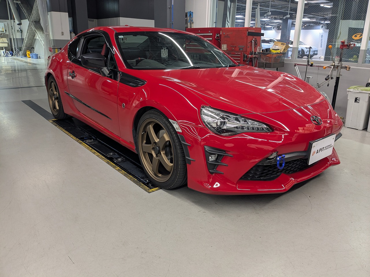 ZN6×ステアリングモーターダンパー交換