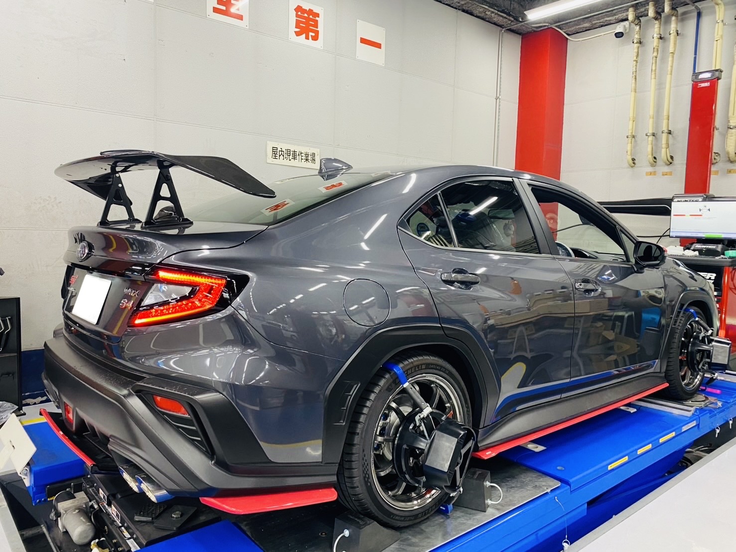 VBH  S4アライメント調整中