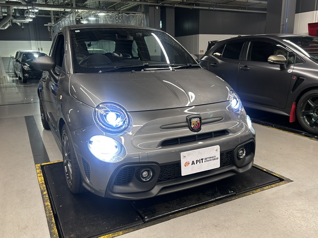 ABARTH F595×ヘッドライトLED化