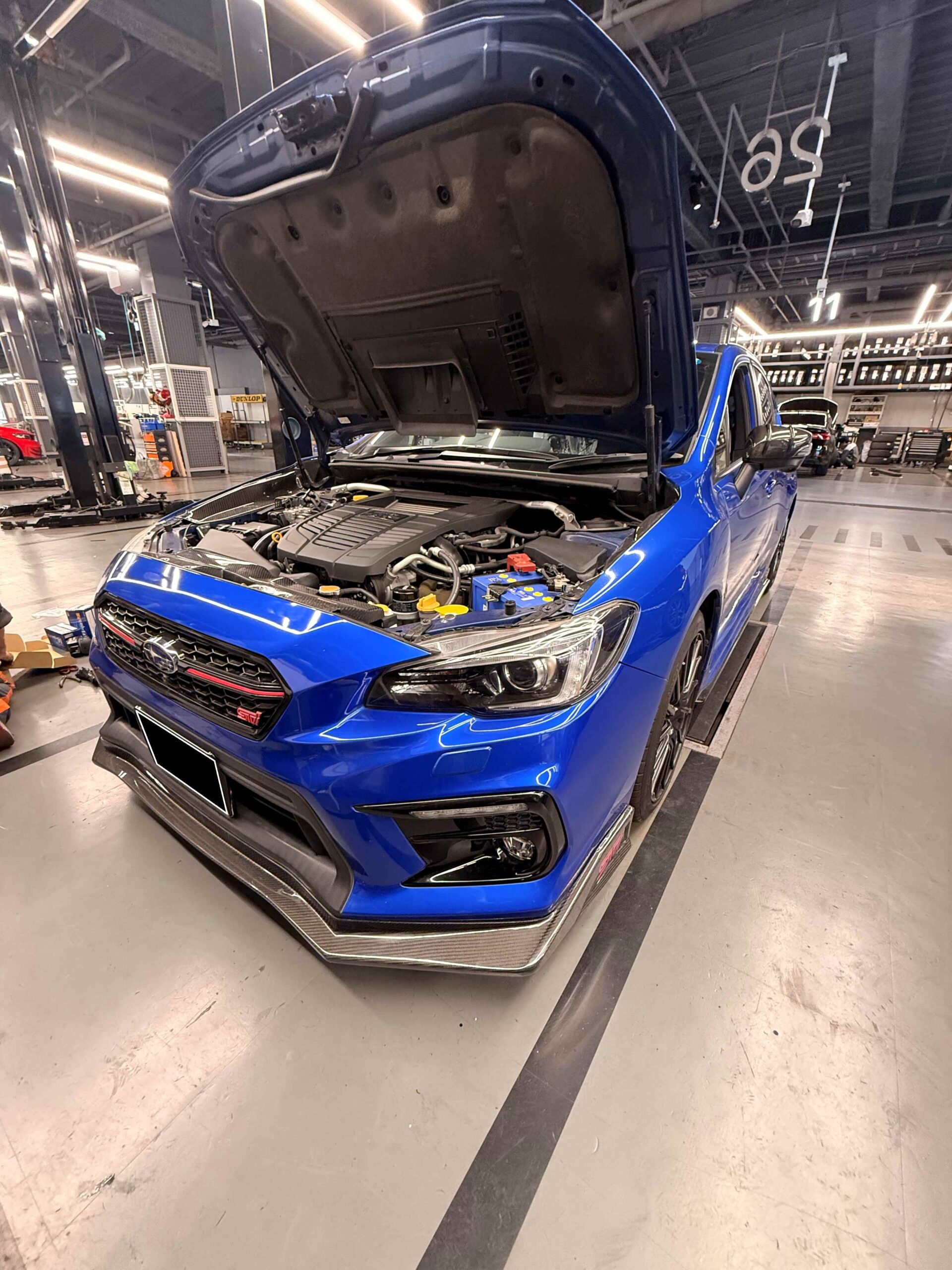 WRX S4にエンドレスキャリパー