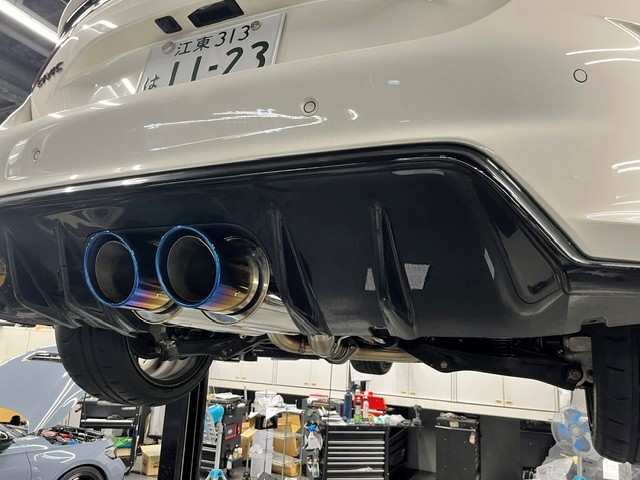 超希少 廃盤 ANCELTION 別注 限定マフラー VIPカー VIPワゴン デモカーCIVIC FL5 × APEXマフラー | A PIT AUTOBACS